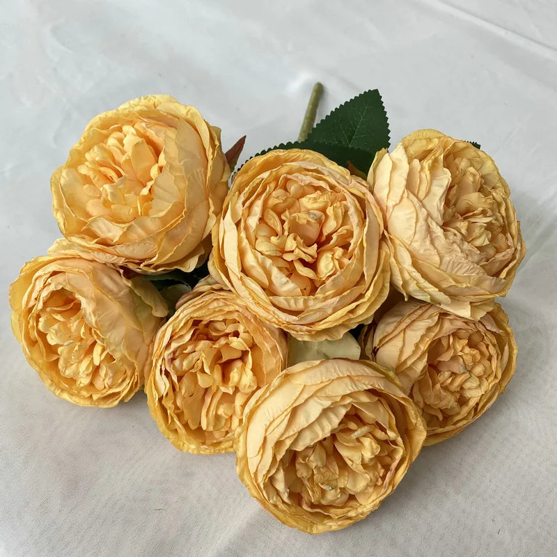 bouquet de roses artificielles décoratif pour mariage et événements - vue 8 sur 16