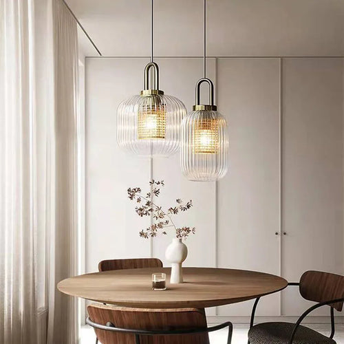 suspension moderne en verre pour café - vue 3 sur 16