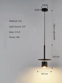 lustre moderne en fer noir pour décoration intérieure élégante
