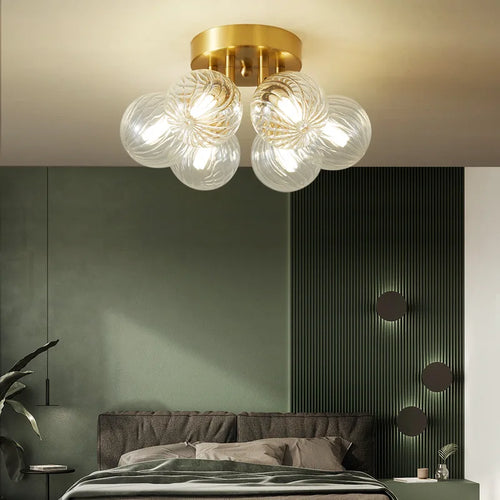 lustre moderne en forme de haricot magique pour décoration intérieure - vue 2 sur 9