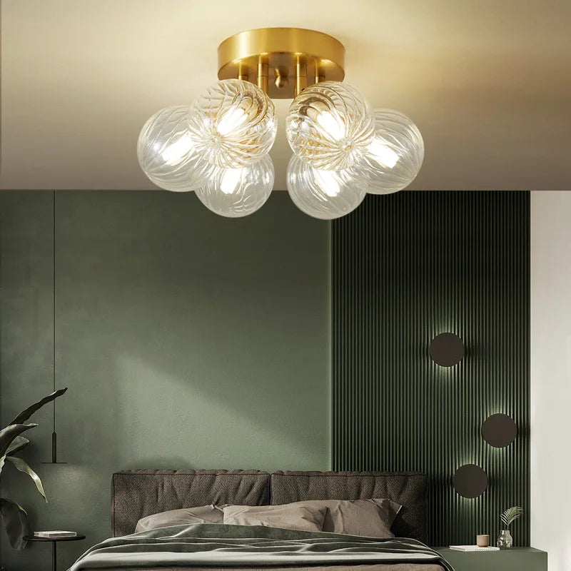 lustre moderne en forme de haricot magique pour décoration intérieure - vue 1 sur 9