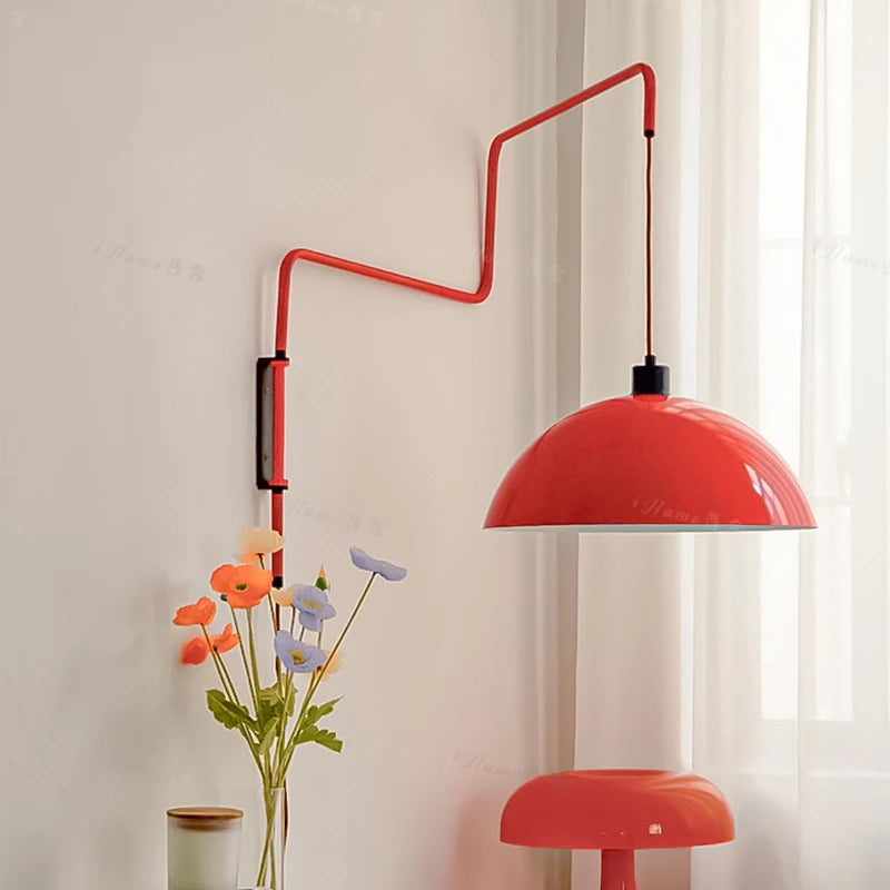applique murale nordique led à bascule rétractable pour intérieur élégant - vue 2 sur 7