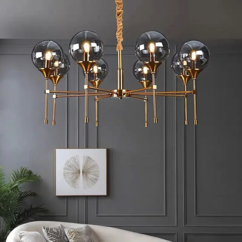 lustre moderne nordique design élégant pour éclairage d'ambiance - vue 6 sur 15