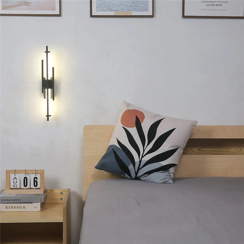 applique murale led design nordique simples pour intérieur - vue 6 sur 8