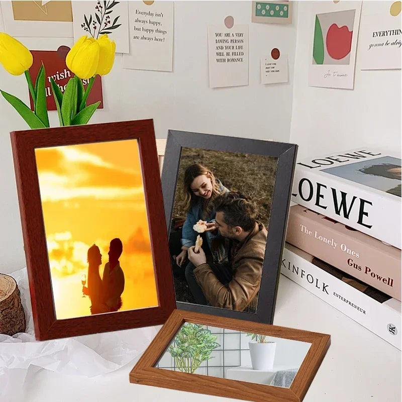 cadre photo en bois pour portraits de famille et mariages - vue 3 sur 12