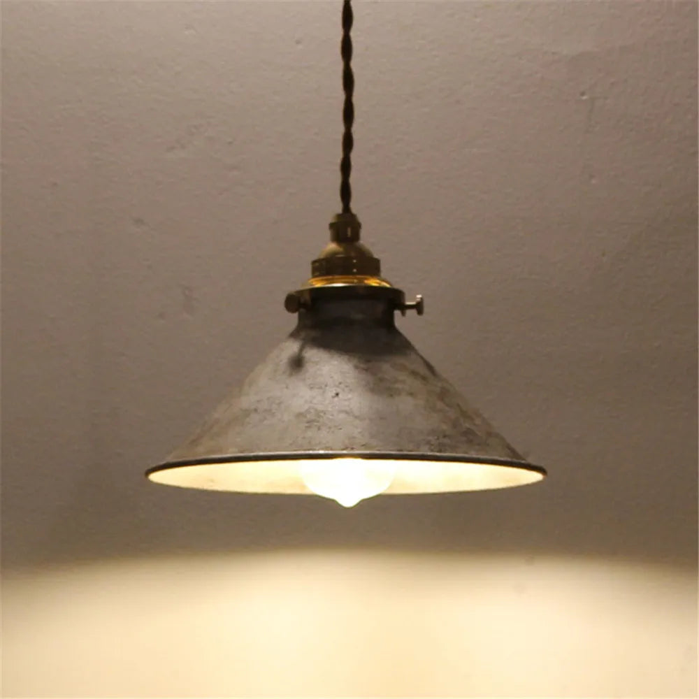 suspension industrielle vintage en fer pour décoration intérieure