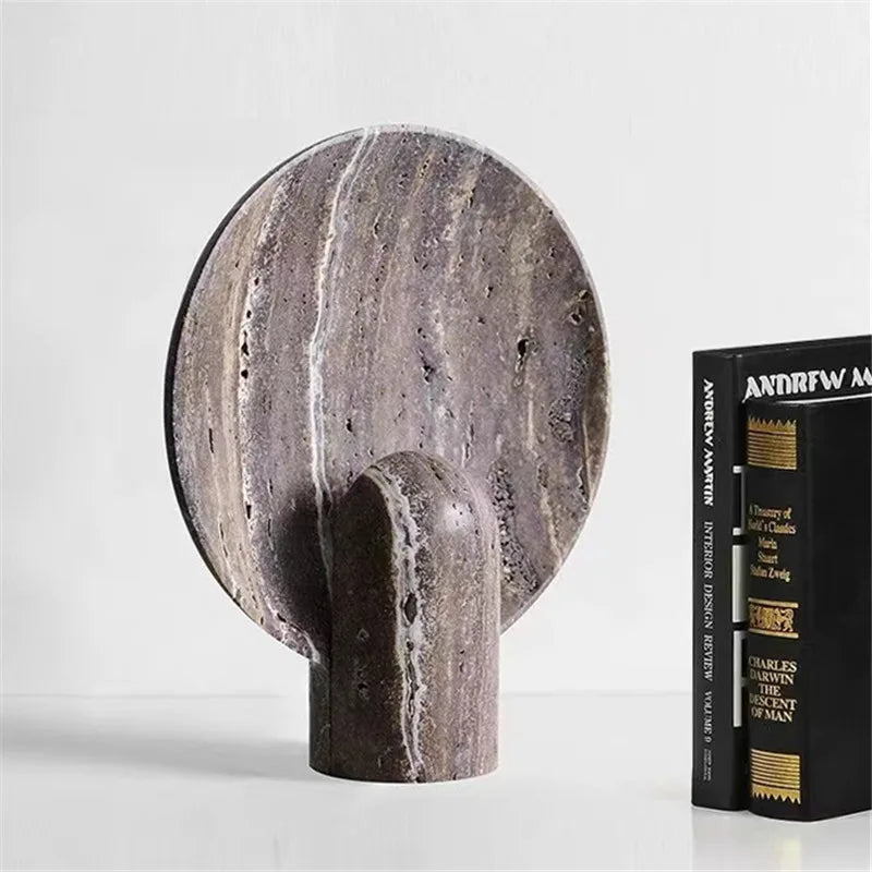 lampe de bureau créative en marbre pour décoration moderne - vue 4 sur 7