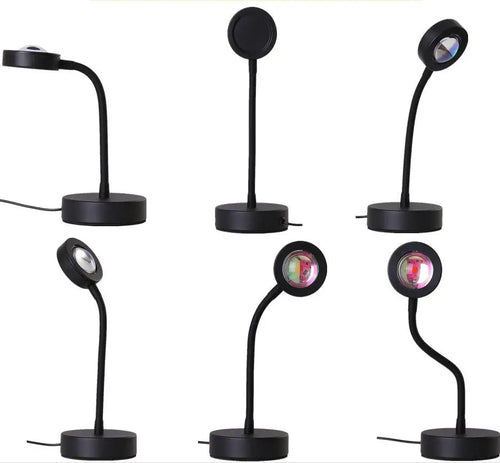 lampe led coucher de soleil veilleuse projecteur ambiance festive - vue 6 sur 9