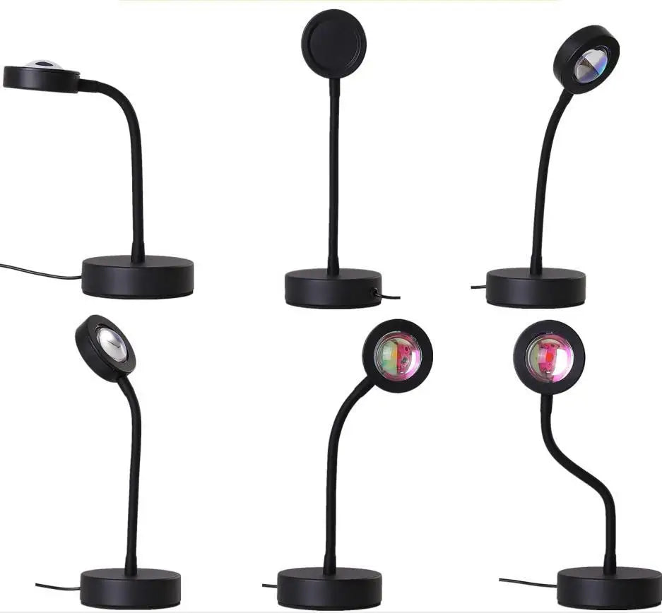 lampe led coucher de soleil veilleuse projecteur ambiance festive - vue 6 sur 9