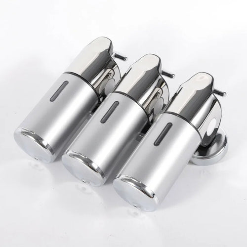 lot de 3 distributeurs de savon liquide à fixation murale - vue 5 sur 7