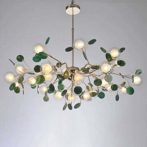 lustre led nordique bulle lumière luciole agate naturel romantique - vue 2 sur 10