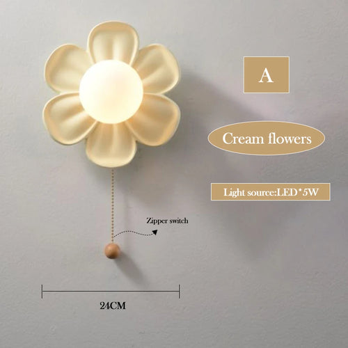 applique murale fleurs pour chambre de princesse moderne - vue 9 sur 14