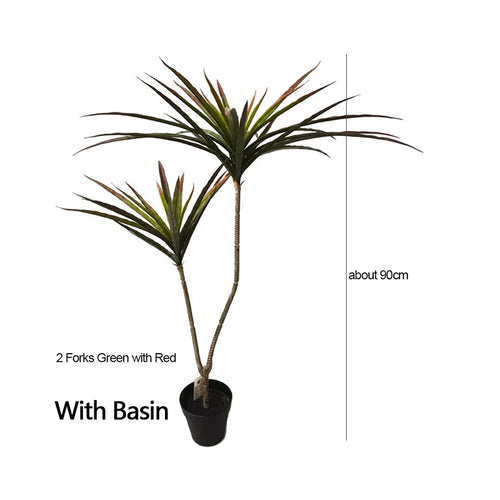 plantes artificielles dracaena pour décoration intérieure tropicale - vue 20 sur 20