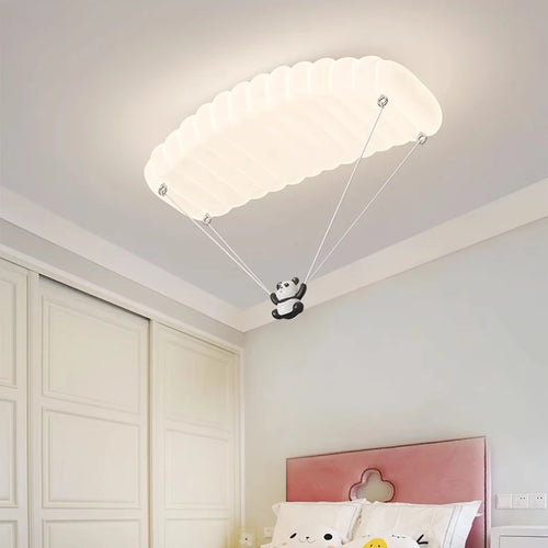 plafonnier panda en forme de parachute pour enfants - vue 4 sur 7