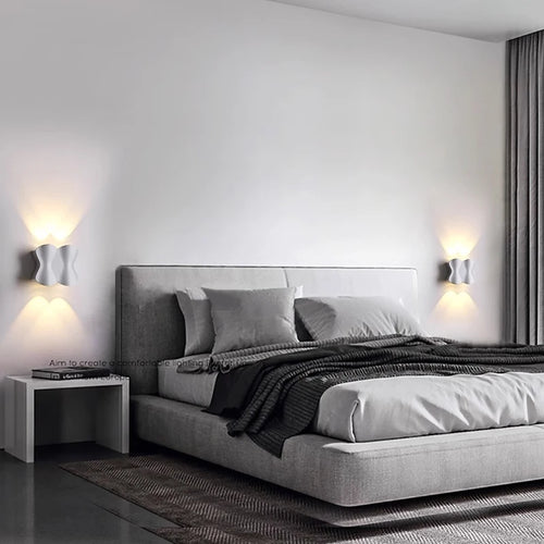 applique murale led extérieure étanche décoration jardin lumineuse - vue 10 sur 12
