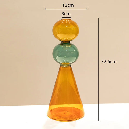 vase en verre teinté pour terrarium et décoration florale - vue 11 sur 18