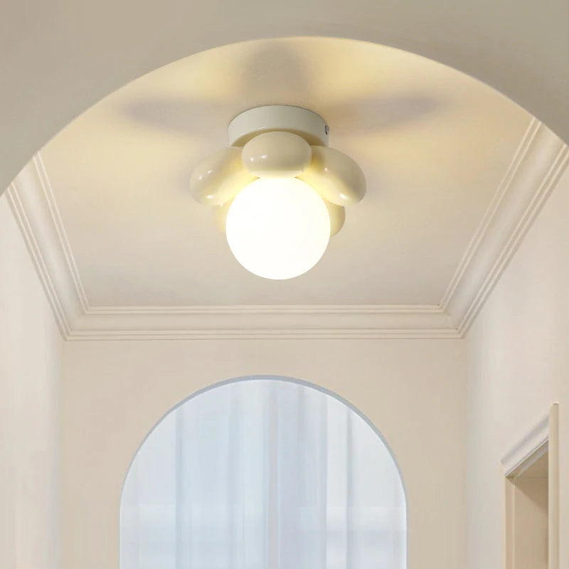 lustre suspension moderne en forme de fleur pour restaurant - vue 3 sur 7