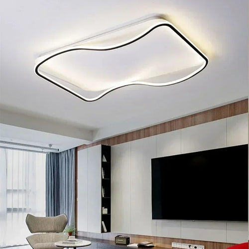 plafonnier moderne à leds pour éclairage intérieur décoratif - vue 6 sur 19