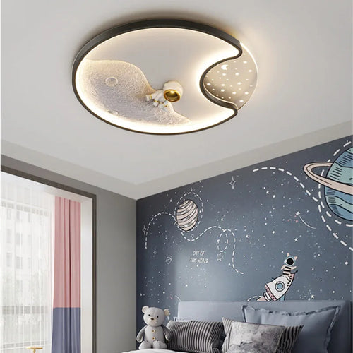 plafonnier led astronaute moderne pour chambre d'enfants - vue 6 sur 10