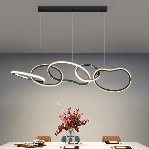 Chambre moderne salle à manger décorative led plafonniers lampes suspendues éclairage intérieur éclairage intérieur plafonnier lustre - vue 7 sur 7