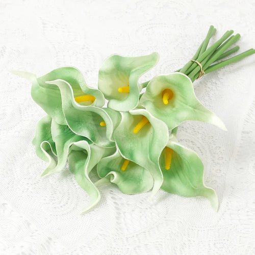 lot de fleurs artificielles lys calla pour mariage et décoration florale - vue 14 sur 23
