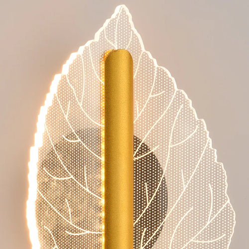 applique murale led en forme de feuille pour éclairage créatif - vue 7 sur 8