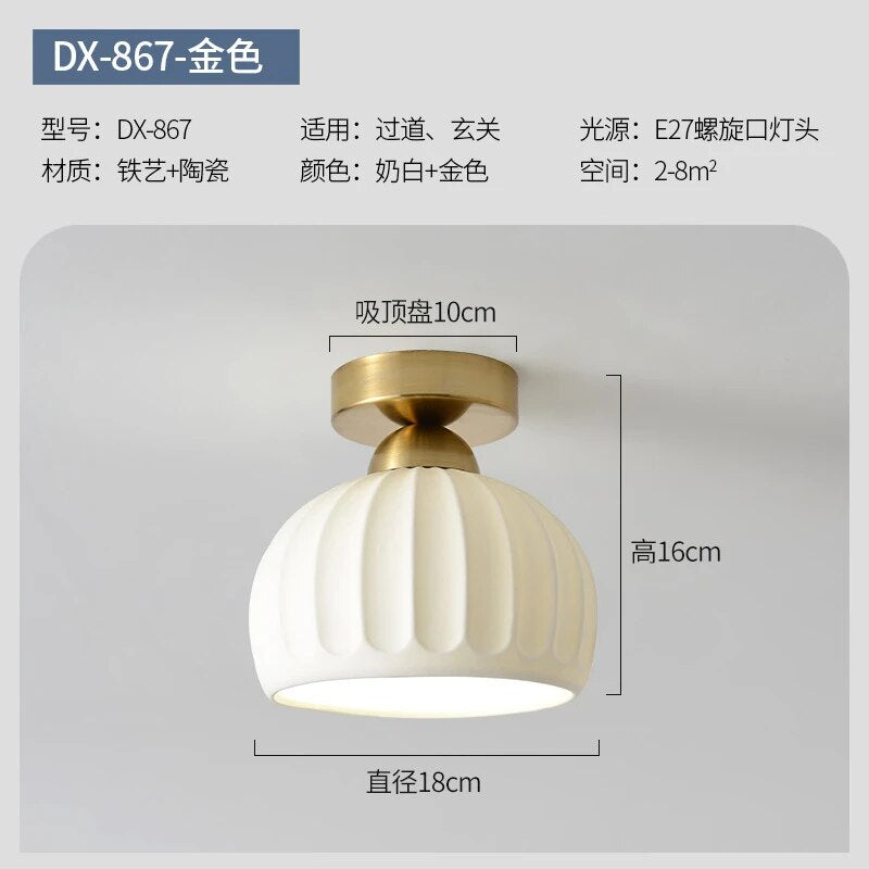 Plafonnier simple moderne blanc - vue 16 sur 23
