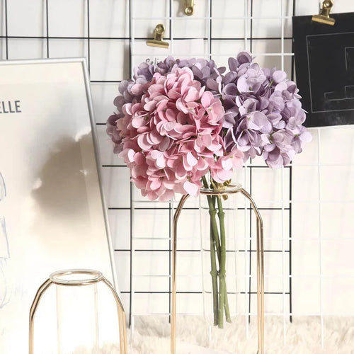 bouquet d'hortensia artificiel séché pour décoration de mariage - vue 2 sur 14