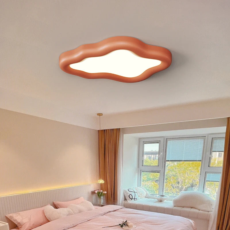 plafonnier résine simple moderne créatif nordique net rouge - vue 4 sur 18