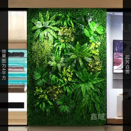 mur végétal artificiel pour décoration extérieure et aménagement paysager - vue 9 sur 30