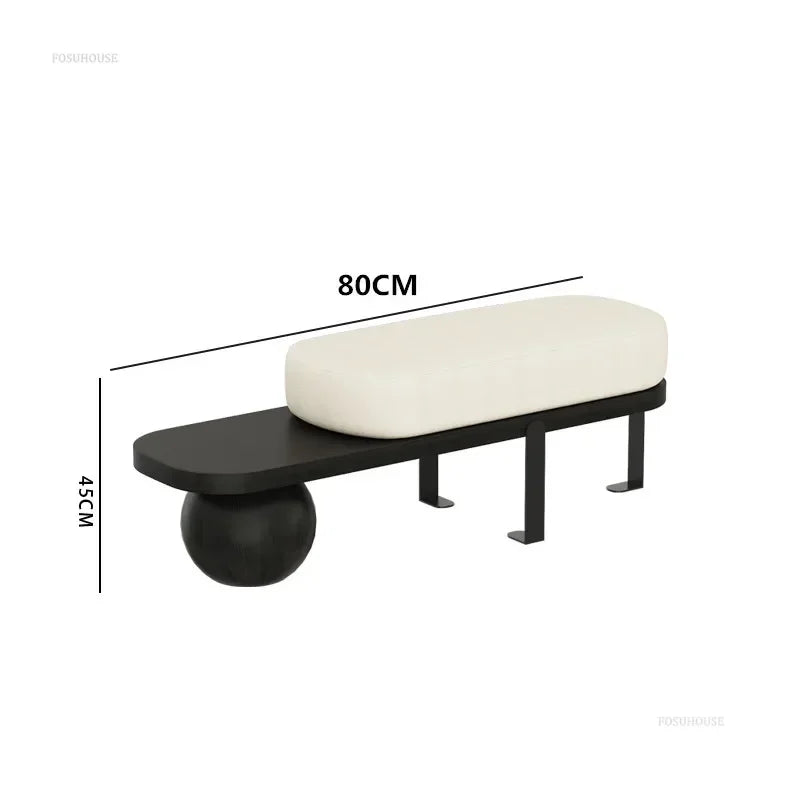banc en bois massif multifonctionnel pour intérieur élégant - vue 11 sur 19