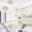 suspension moderne lampe duplex escaliers pour restaurant
