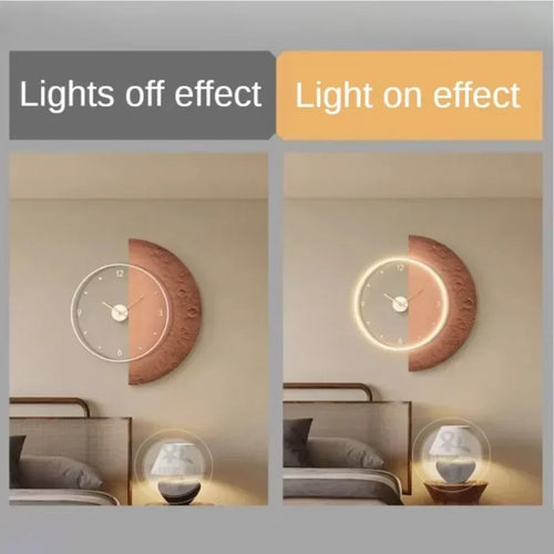 horloge murale à led design moderne pour décoration intérieure - vue 6 sur 10