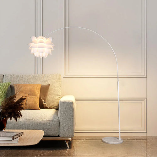 lampadaire en acrylique design pour décoration intérieure élégante - vue 4 sur 17