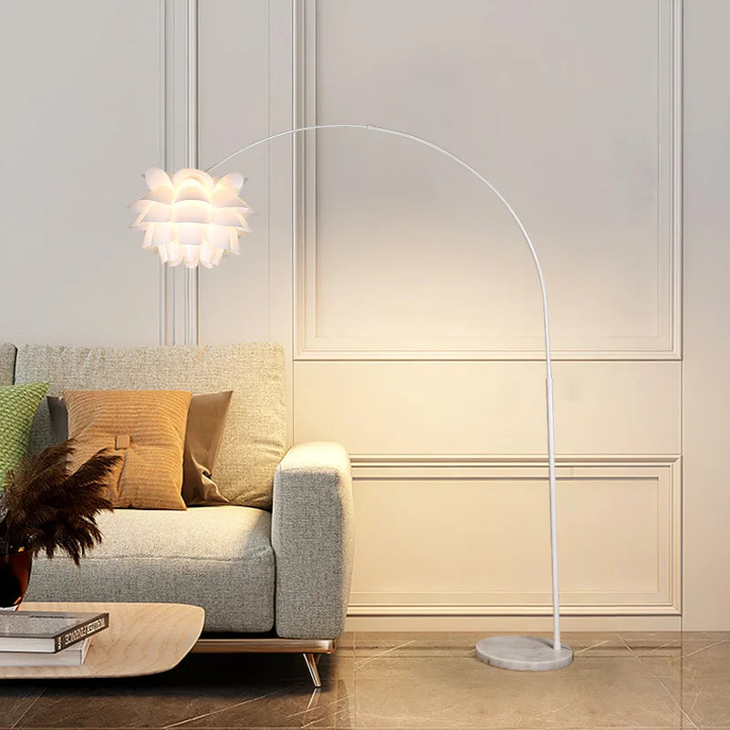 lampadaire en acrylique design pour décoration intérieure élégante - vue 4 sur 17