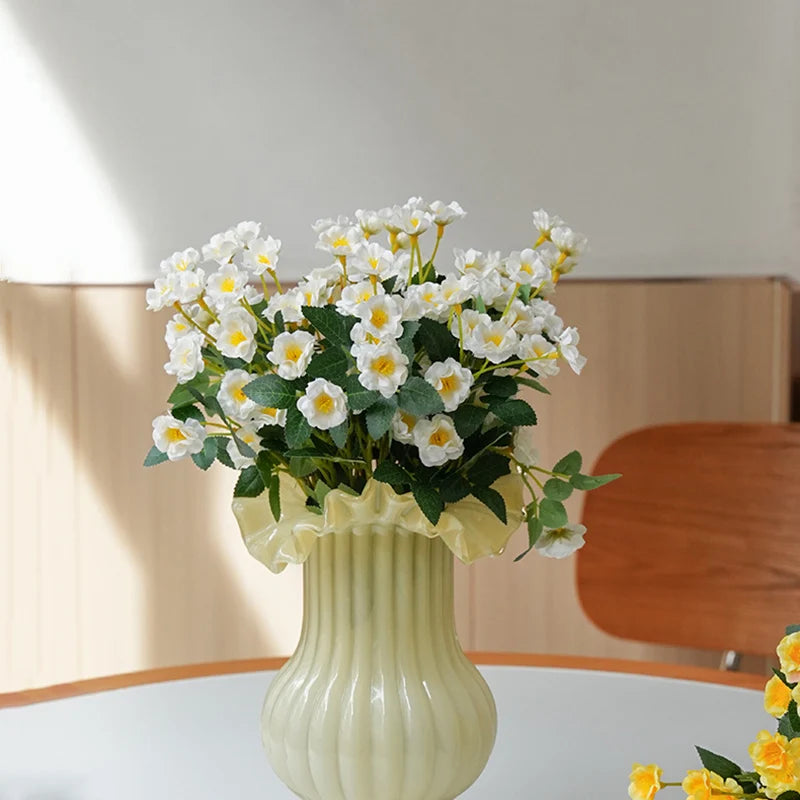 fleurs de roses artificielles en soie pour mariage et décoration - vue 4 sur 13