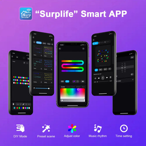 guirlande lumineuse led extérieure étanche bluetooth 25 ampoules décoratives - vue 4 sur 6
