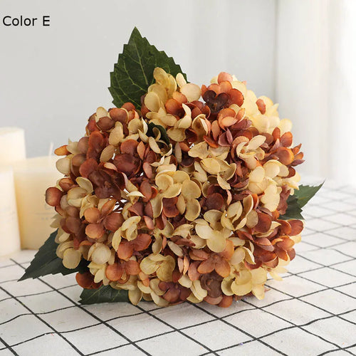 lot de 3 fleurs artificielles d'hortensia pour décoration de mariage - vue 10 sur 12