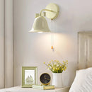applique murale en forme de corne avec interrupteur led