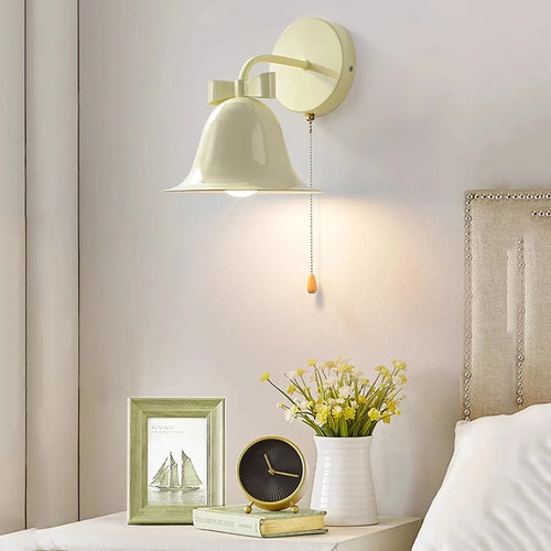 applique murale en forme de corne avec interrupteur led - vue 2 sur 9