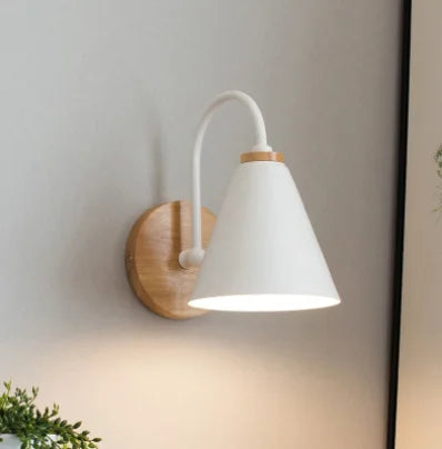 Applique murale nordique bois macaron