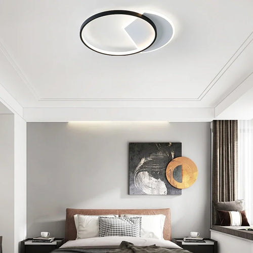 lustre moderne à leds pour intérieur de maison - vue 3 sur 12