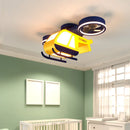 sandyha lampe led acrylique design hélicoptère dessin animé pour enfants