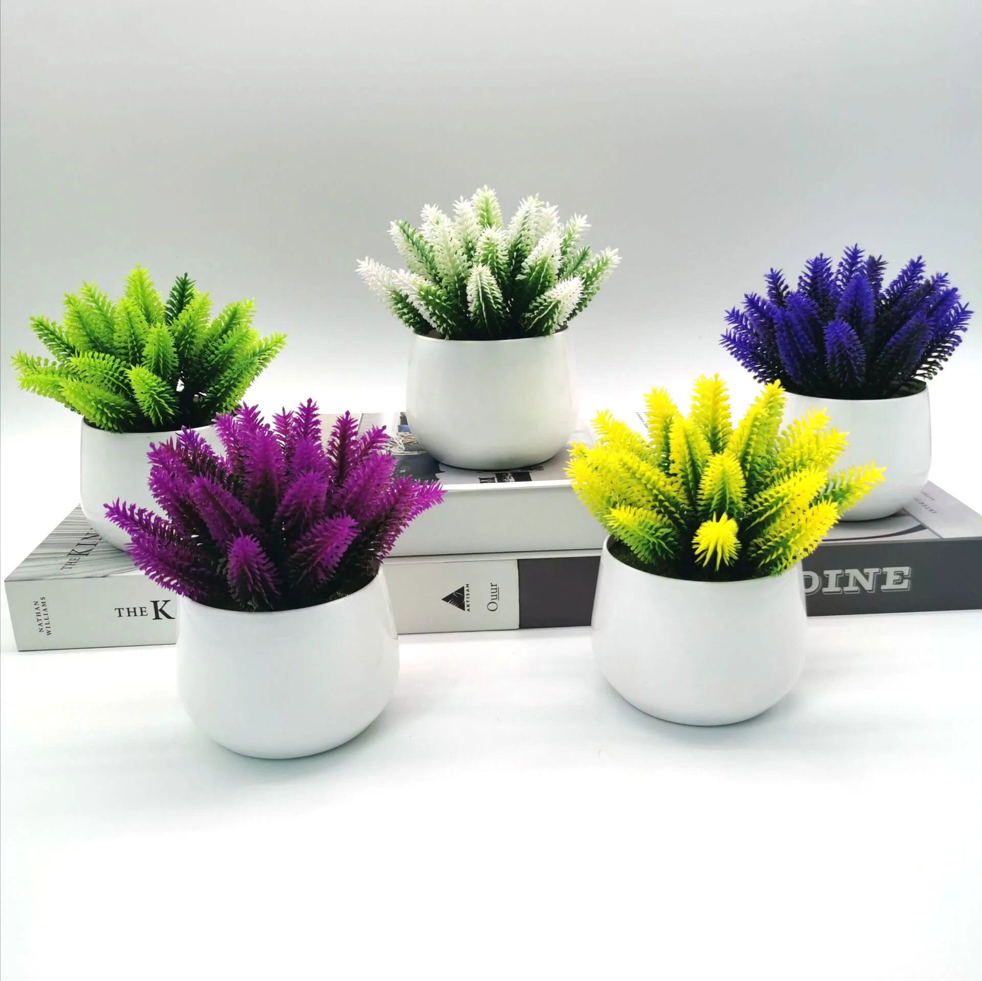plantes artificielles de lavande pour décoration intérieure et bureau - vue 1 sur 11