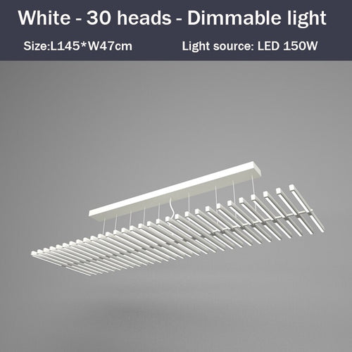 Lustre design LED en baguette lumineuse Bilbao - vue 14 sur 15