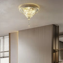 plafonnier en cristal éclairage intérieur décoratif luxe