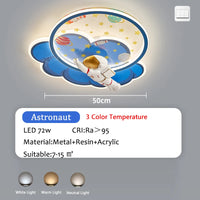lustre d'intérieur pour enfant avec télécommande rocket lights boy