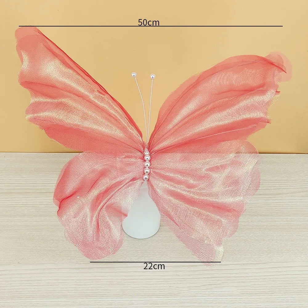 décoration papillons géants pour baby shower mariage anniversaire - vue 4 sur 19