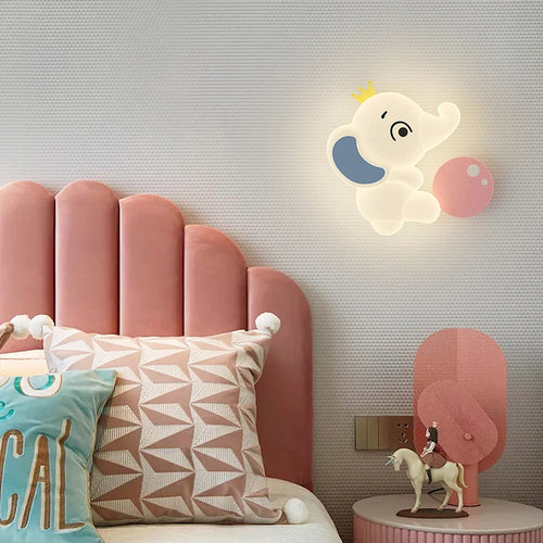 applique murale créative en forme d'éléphant pour éclairage intérieur - vue 4 sur 12