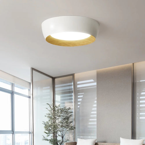 Plafonniers LED nordique pour salon chambre couloir Luminaire blanc noir gris lampe 	 lustres e pendentes - vue 5 sur 16